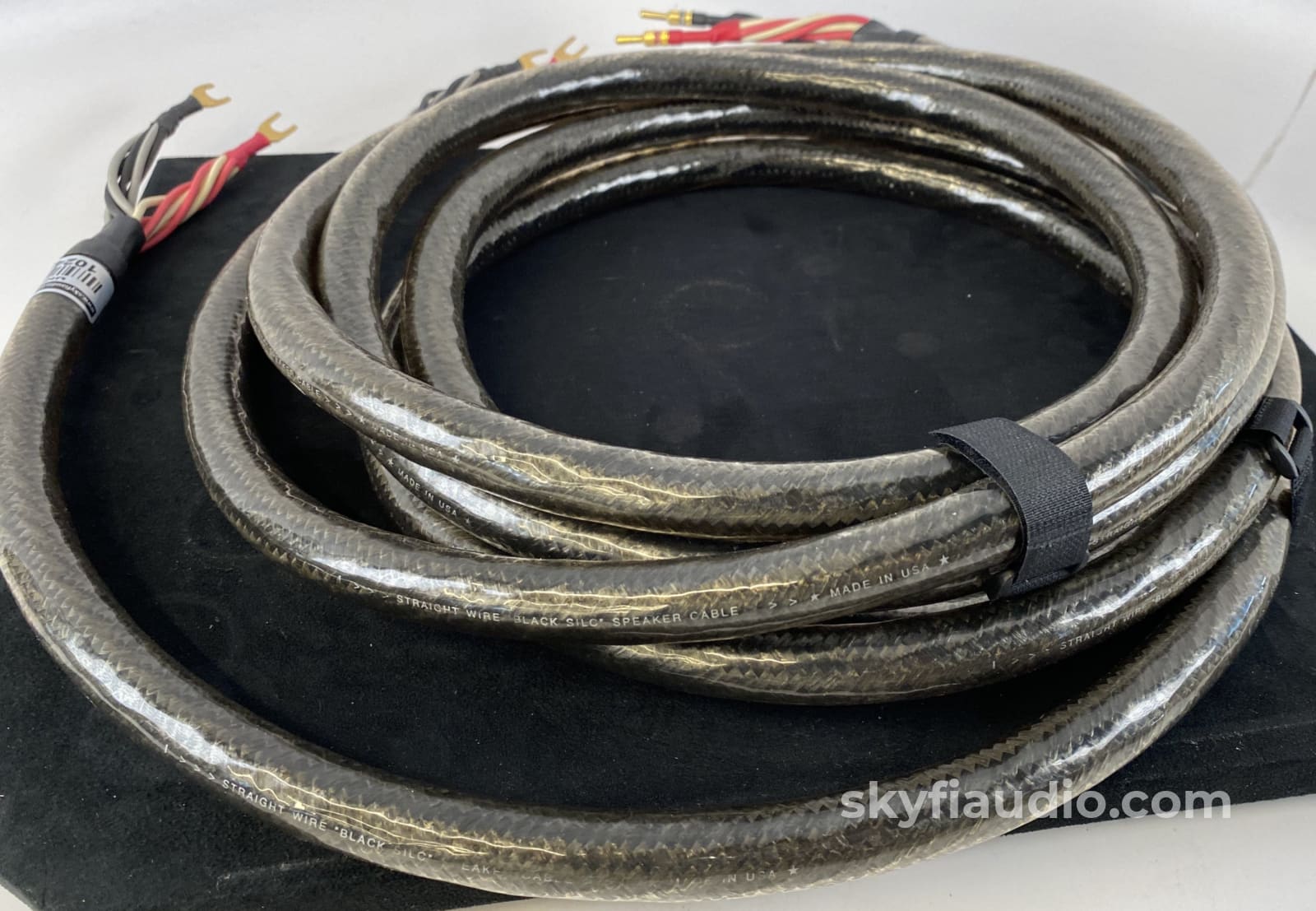 Straight Wire Black Silc Speaker Cables - 10