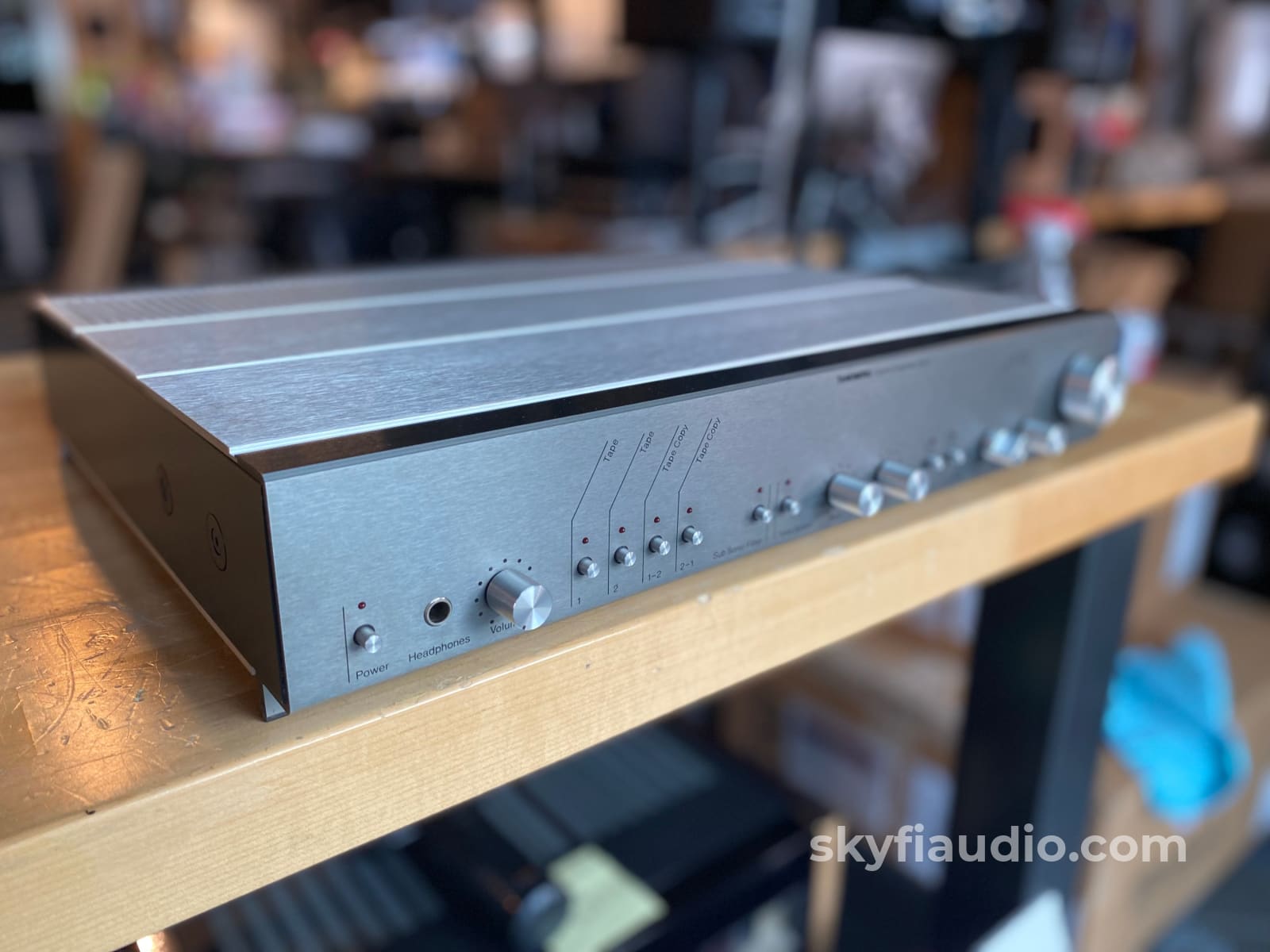 Tandberg 3002A Analogue Preamp With Phono Section - In Rare Silver Finish Preamplifier
