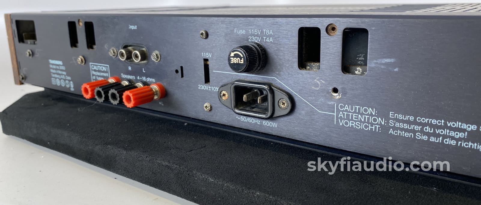 Tandberg 3003 A Stereo Amplifier Made In Norway