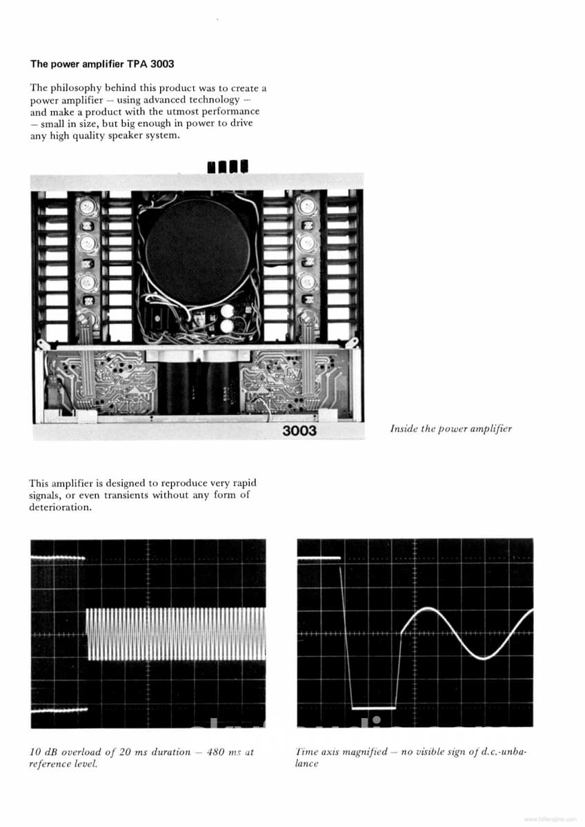 Tandberg 3003 A Stereo Amplifier Made In Norway