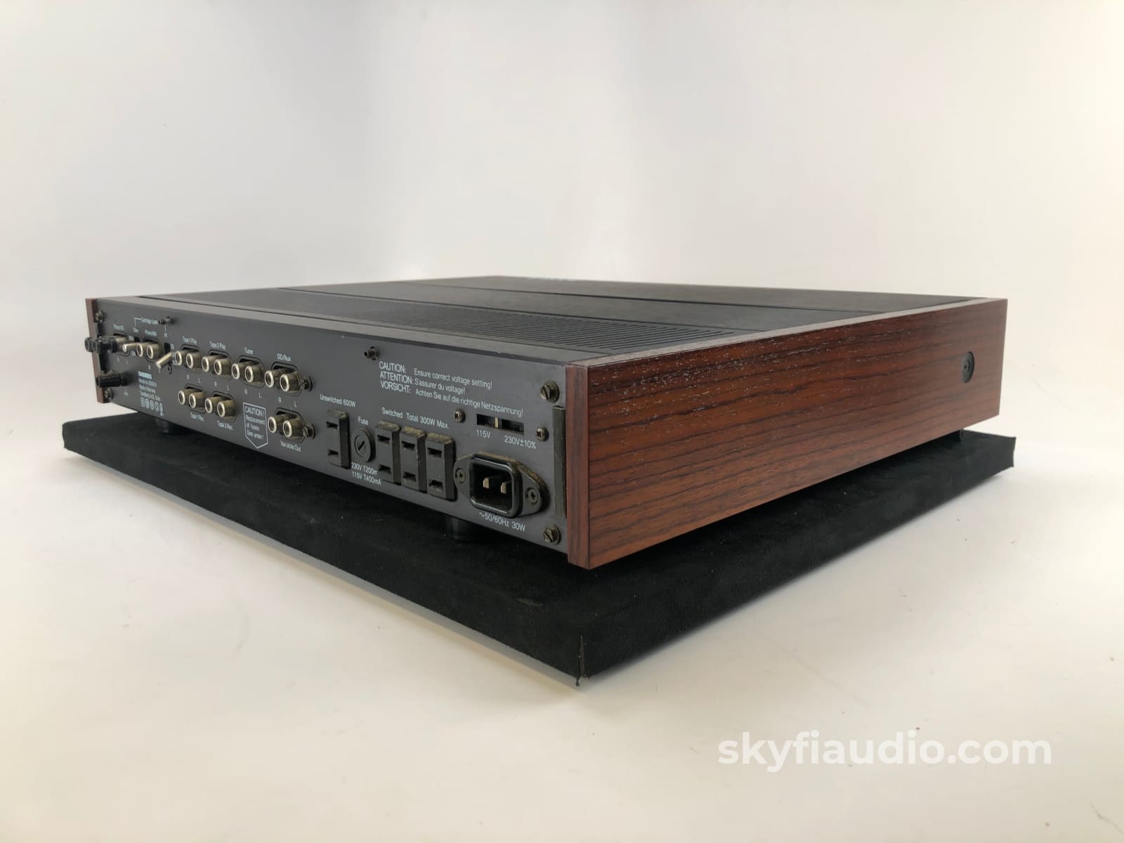 Tandberg 3008A Preamp With Phono Input - Zero Negative Feedback Design Preamplifier