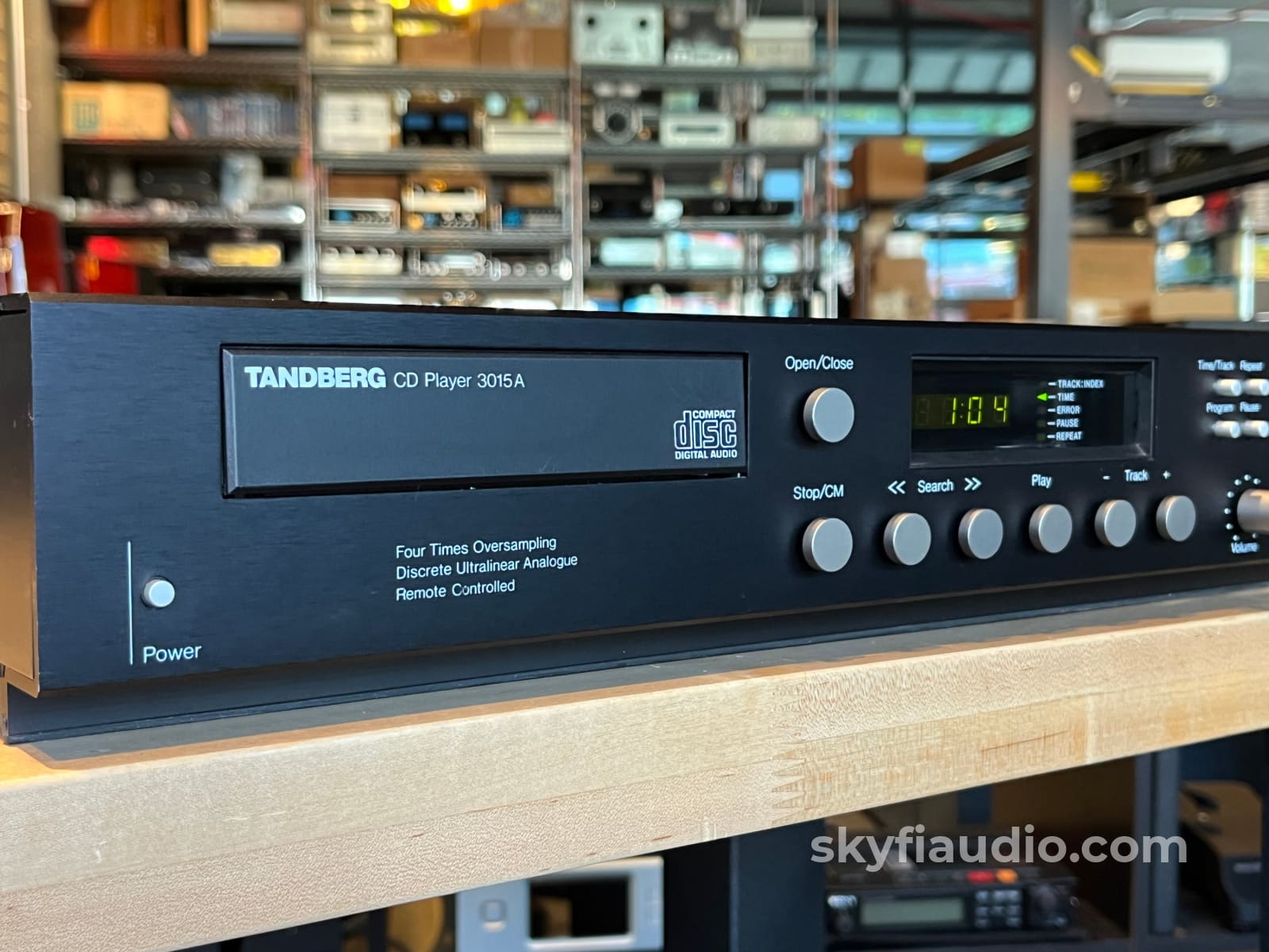 Tandberg 3015A Vintage 16-bit CD Player - Serviced W/Remote - CD + Digital