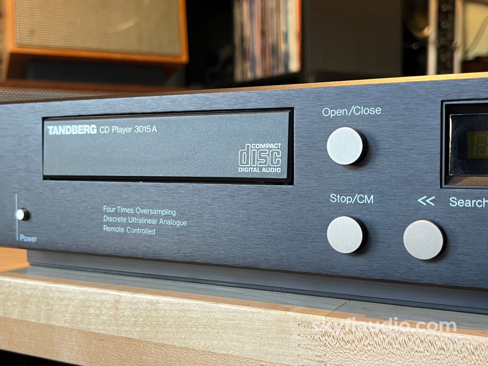 Tandberg 3015A Vintage 16-bit CD Player - Serviced W/Remote - CD + Digital