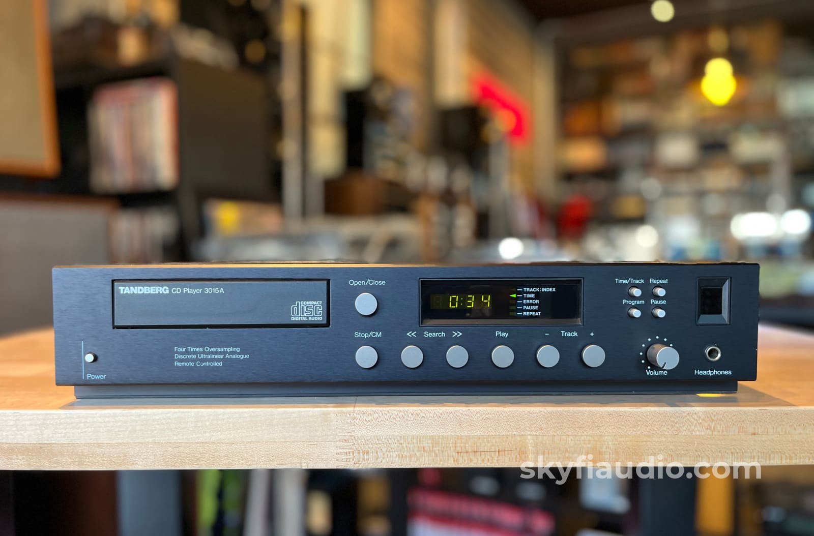Tandberg 3015A Vintage 16-bit CD Player - Serviced W/Remote - CD + Digital