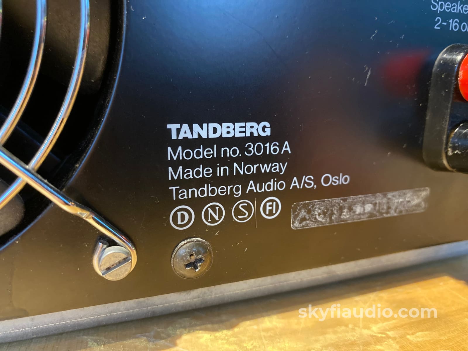 Tandberb 3016 Amplifier - Flagship Amp With 220W Uber Rare