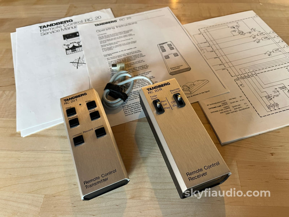 Télécommandes Tandberg RC-20 R + RC-20 T Pour Platine TD-20 A - Très Bon état