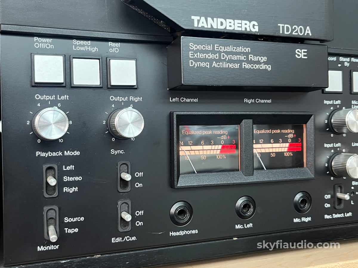 Tandberg TD 20A-SE Vintage Reel To Reel Tape Deck