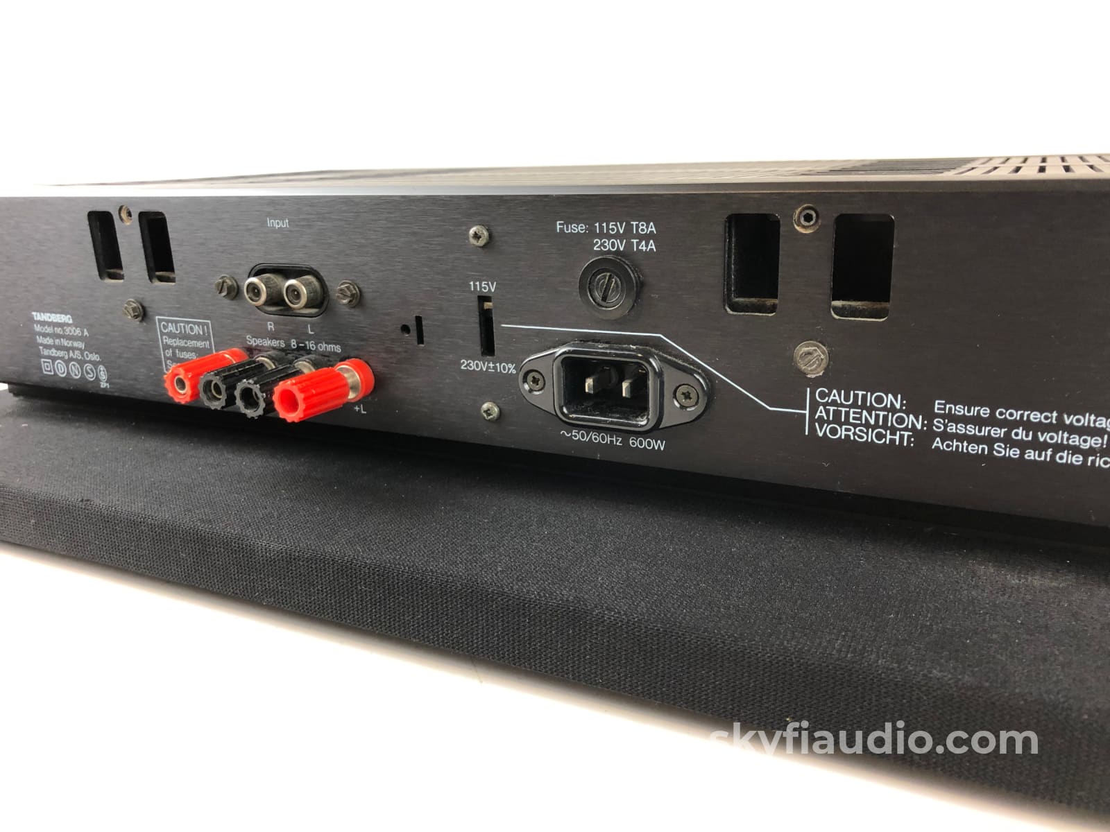 Tandberg Tpa-3006A Solid State Amplifier 2X150W Class-A Made In Norway 120/220V (B)