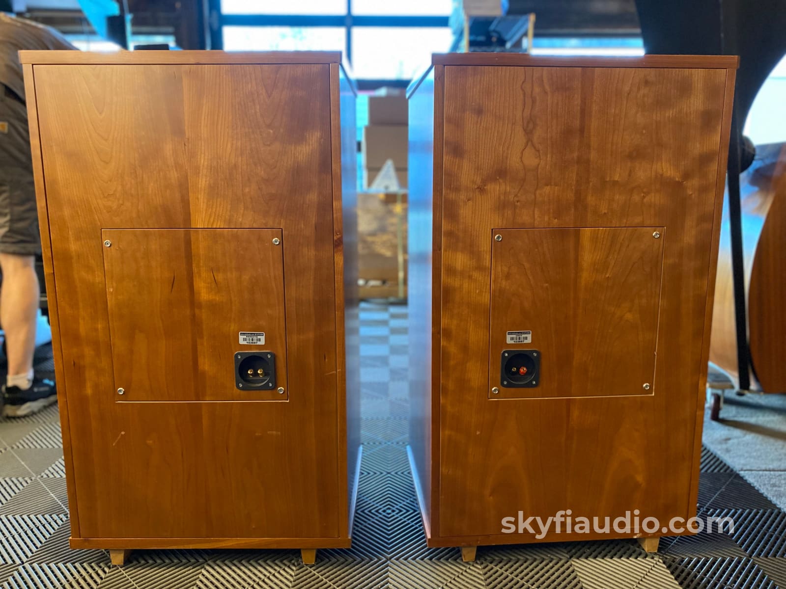 Tannoy 15 Red Vintage Speakers In Custom Cabinets