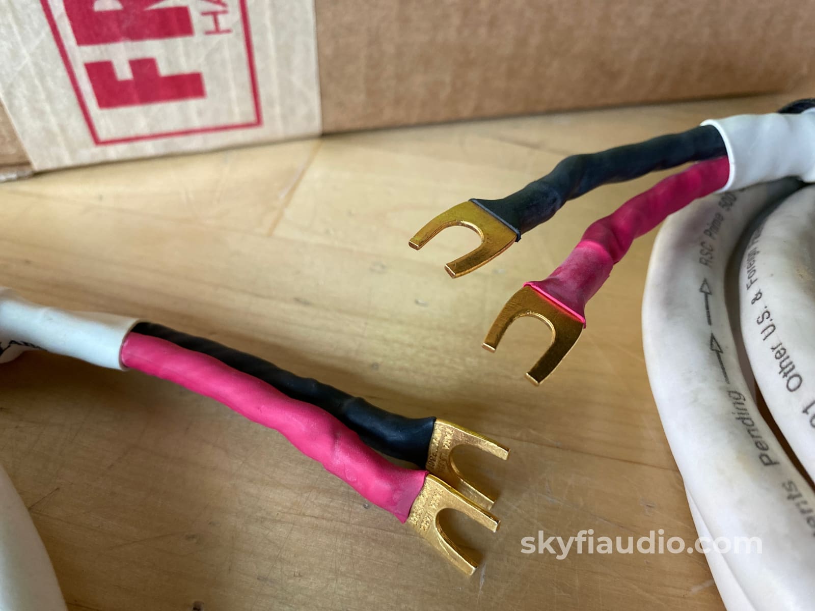 Tara Labs Rsc Prime 500 Speaker Cables Spade/Spade - 8 Feet