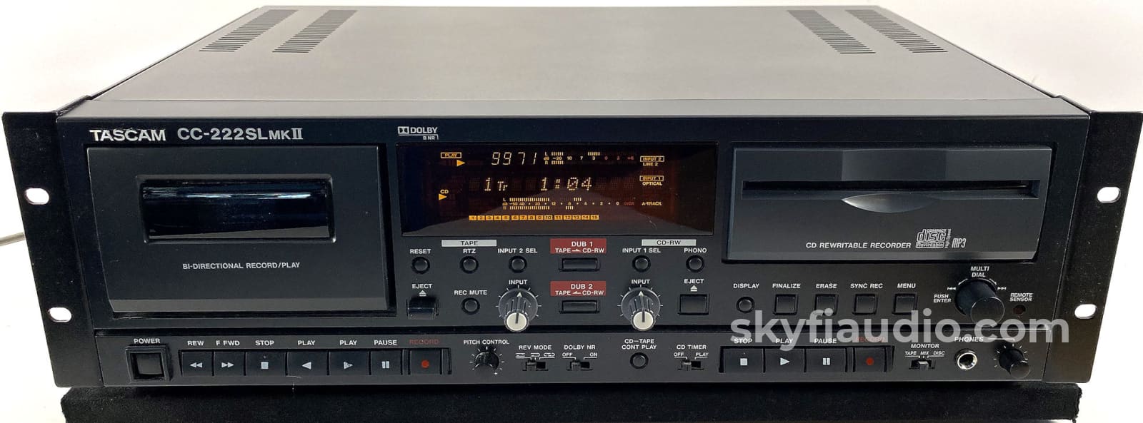 Tascam Cc-222Slmkii - Cd Recorder / Cassette Combination Deck + Digital
