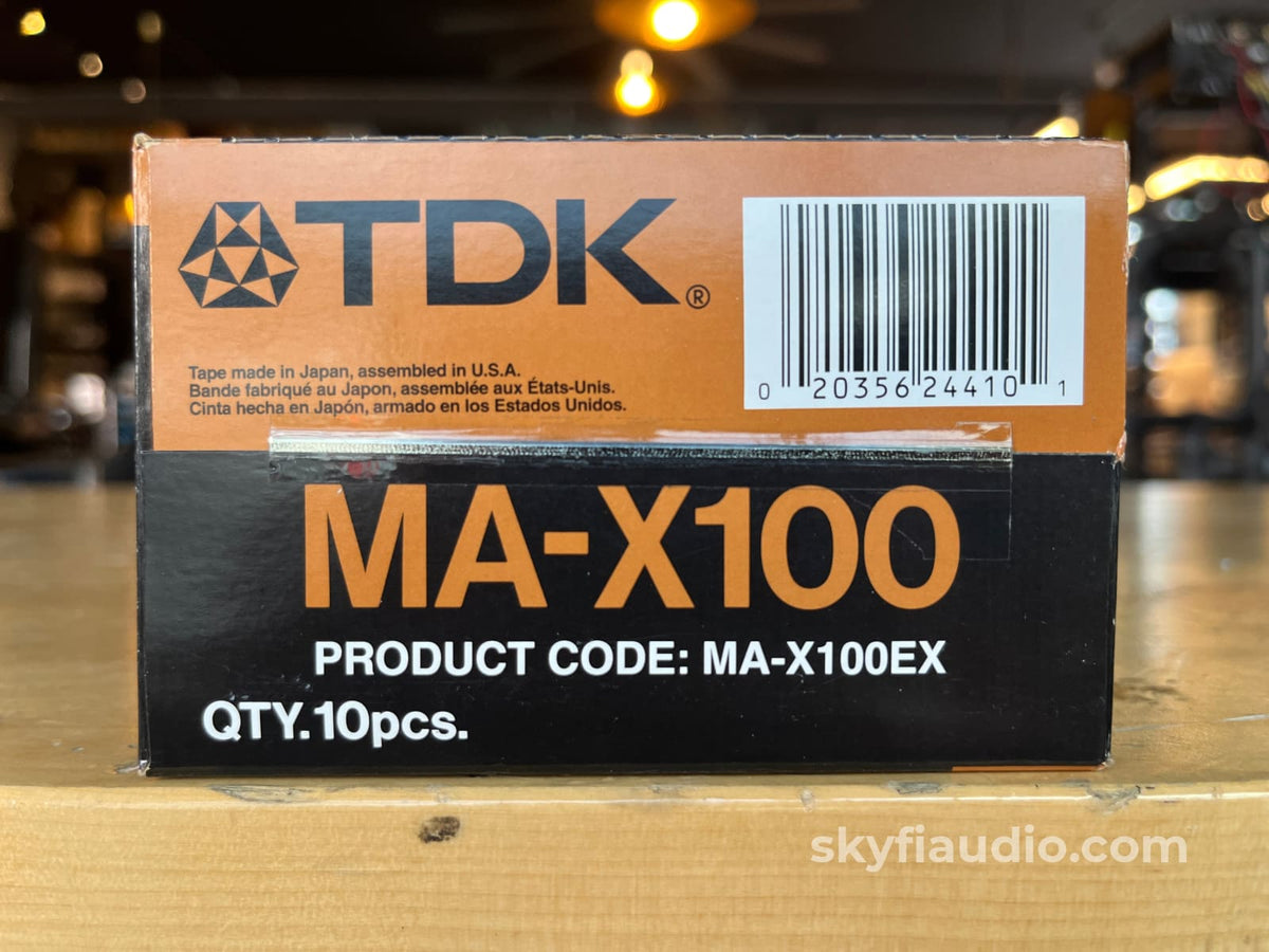 Tdk Ma-X100 Cassette Tapes (10 Pack)- Nos Music