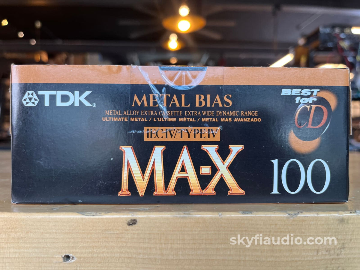 Tdk Ma-X100 Cassette Tapes (10 Pack)- Nos Music
