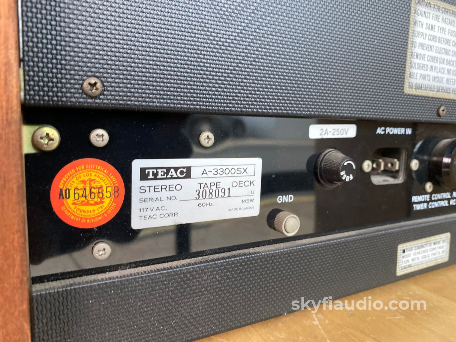 TEAC A-3300SX Reel to Reel Tape Deck