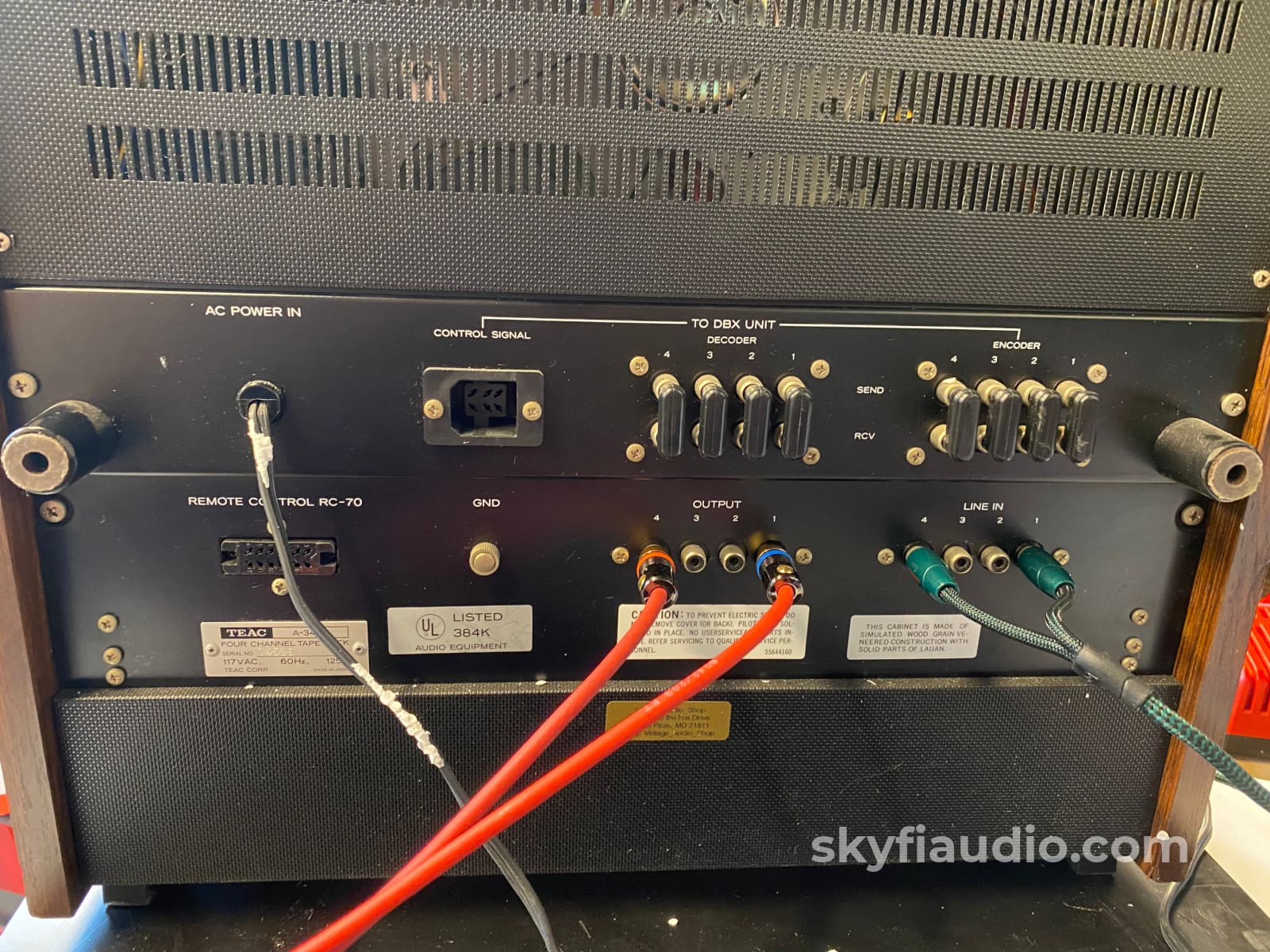Teac A-3440 4-Channel Reel To Player/Recorder Tape Deck