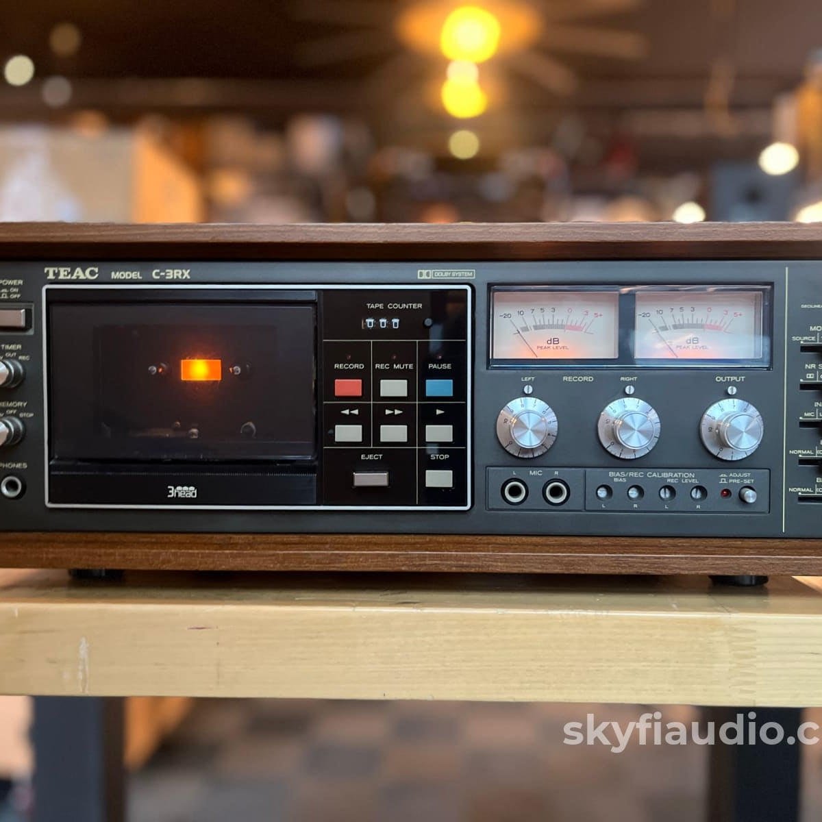 Teac Cassette Deck V-350C. Powers On, For Parts As Is