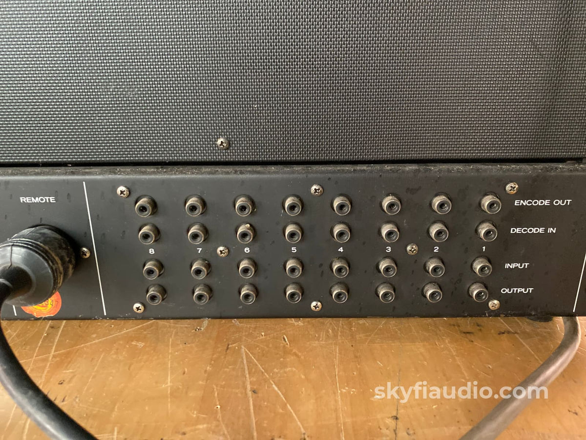 Teac Tascam 80-8 Series Vintage Reel To W/ Dx8 Dbx Module & Remote Tape Deck