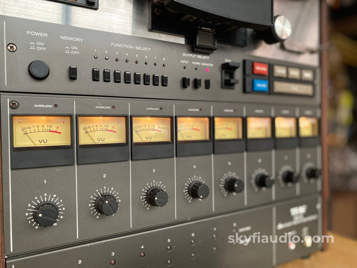 Teac Tascam 80-8 Series Vintage Reel To W/ Dx8 Dbx Module & Remote Tape Deck