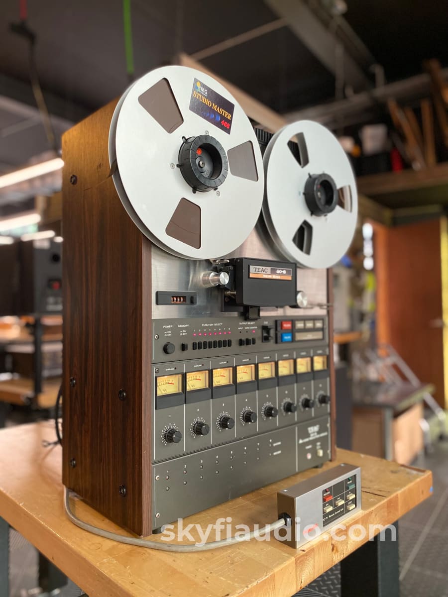 Teac Tascam 80-8 Series Vintage Reel To W/ Dx8 Dbx Module & Remote Tape Deck