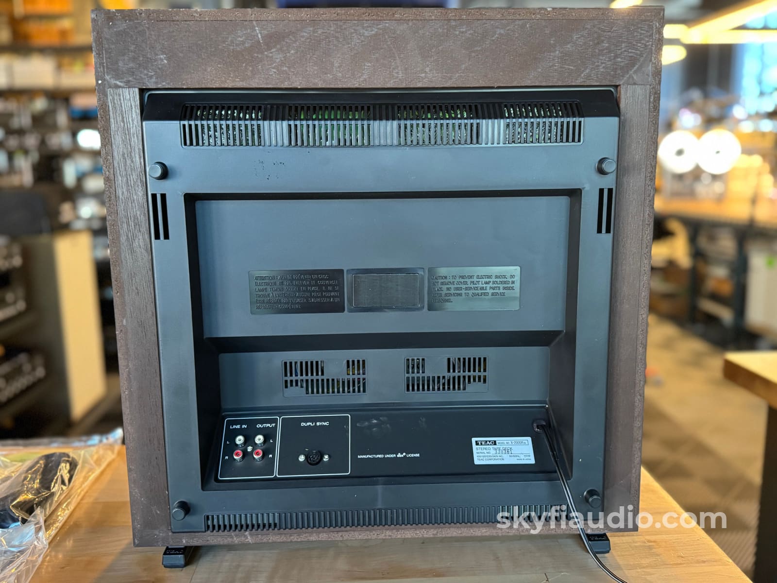 Teac X 2000R Reel to Reel Tape Deck New Old Stock Tape Deck