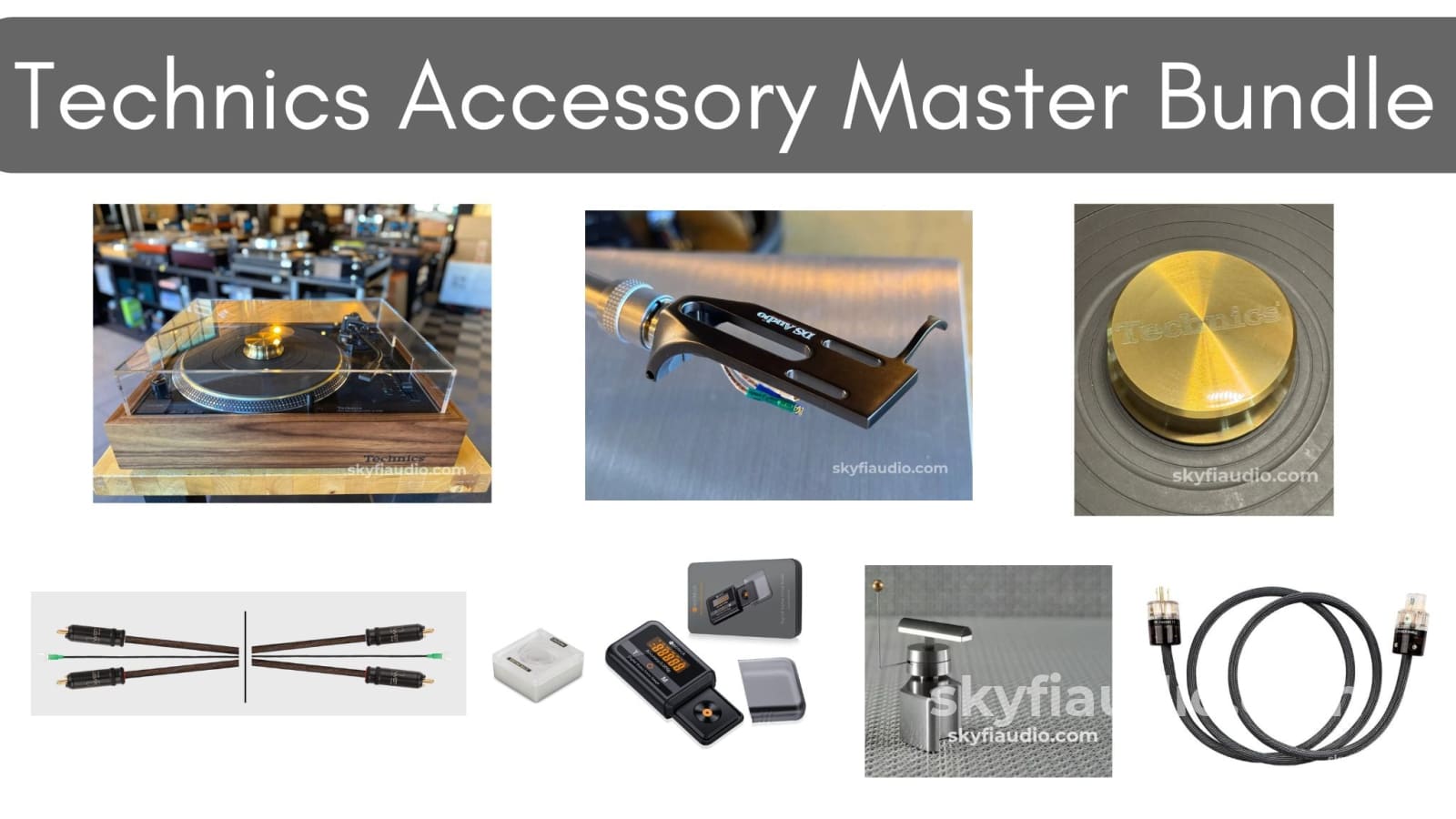 Technics Accessory Master Bundle - For Turntables