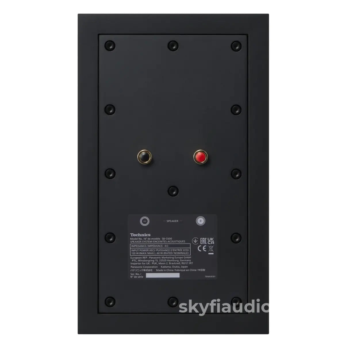 Technics Bookshelf Speaker System SB-C600-K