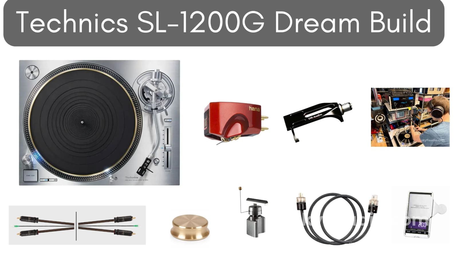 Technics Direct Drive Turntable SL-1200G-S DREAM BUILD - In Stock Turntable