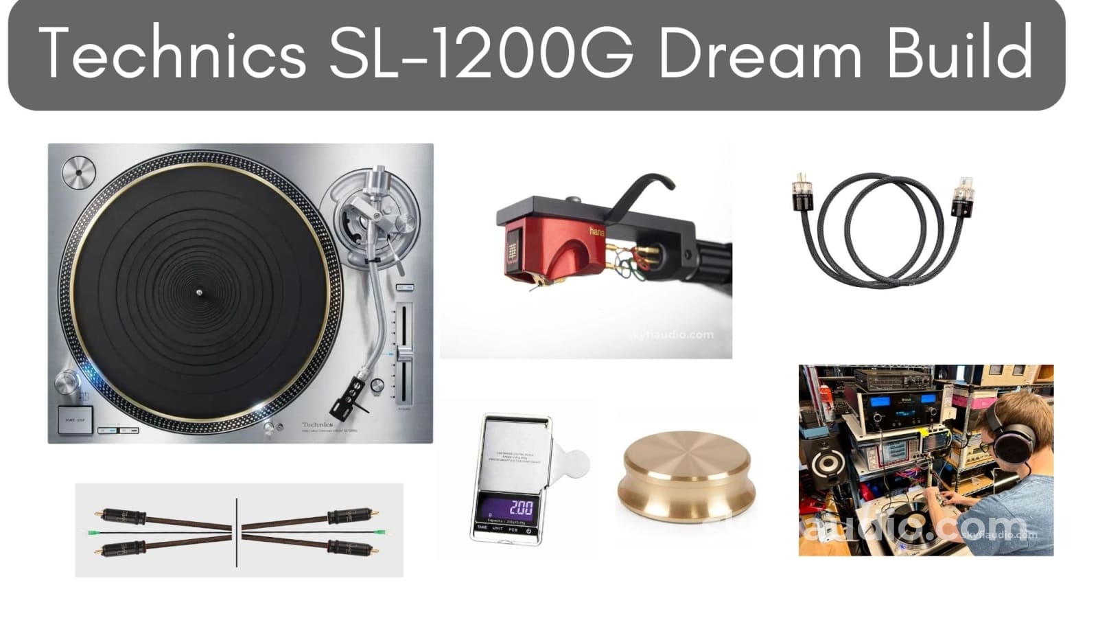 Technics Direct Drive Turntable Sl - 1200G - S Dream Build - In Stock