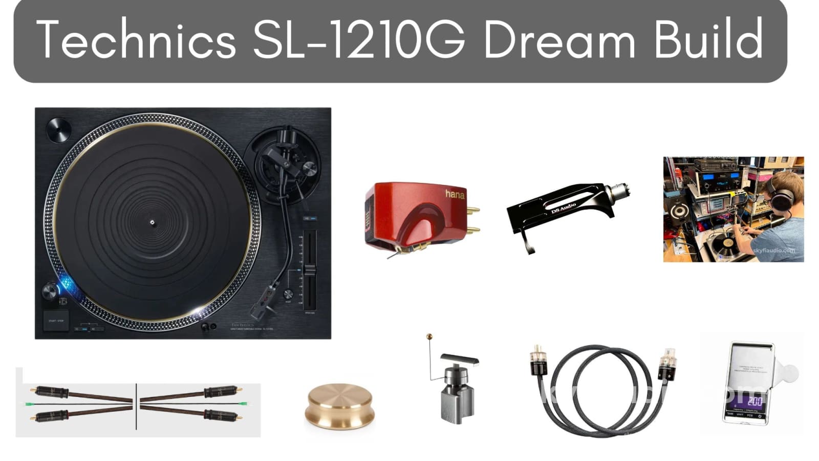 Technics Direct Drive Turntable SL-1210G-K DREAM BUILD - IN STOCK Turntable