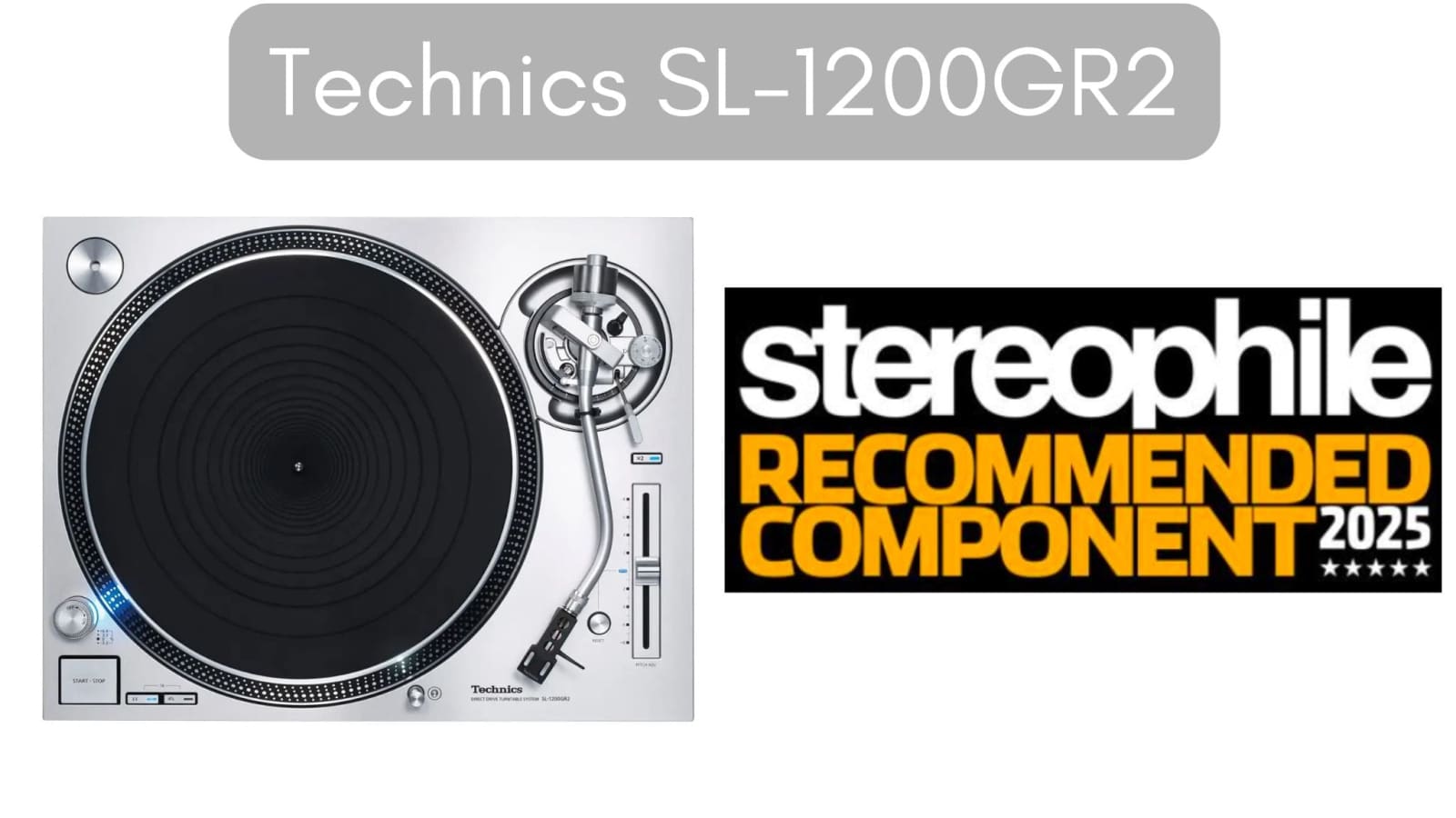 Technics Direct Drive Turntable System SL-1200GR2 Turntable