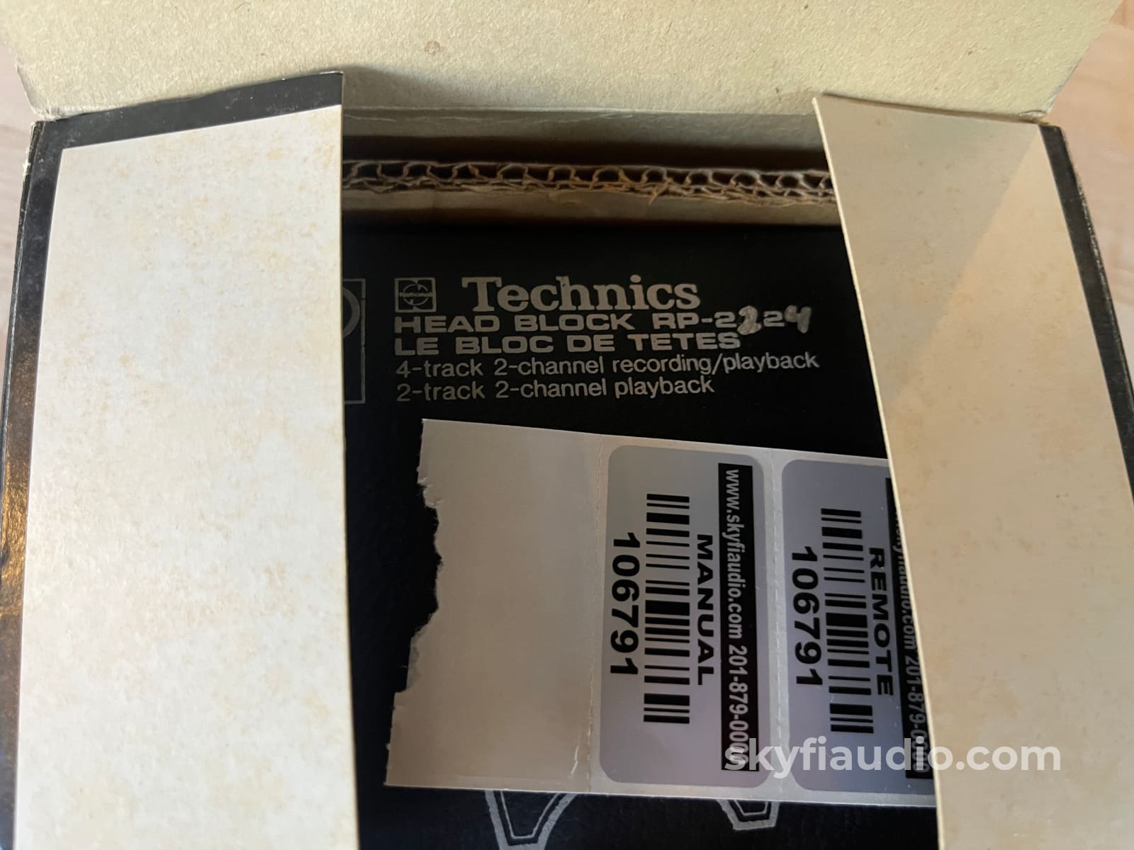 Technics RP-2224 Headblock - New Old Stock - For RS-1500 Reel to Reel Tape Deck