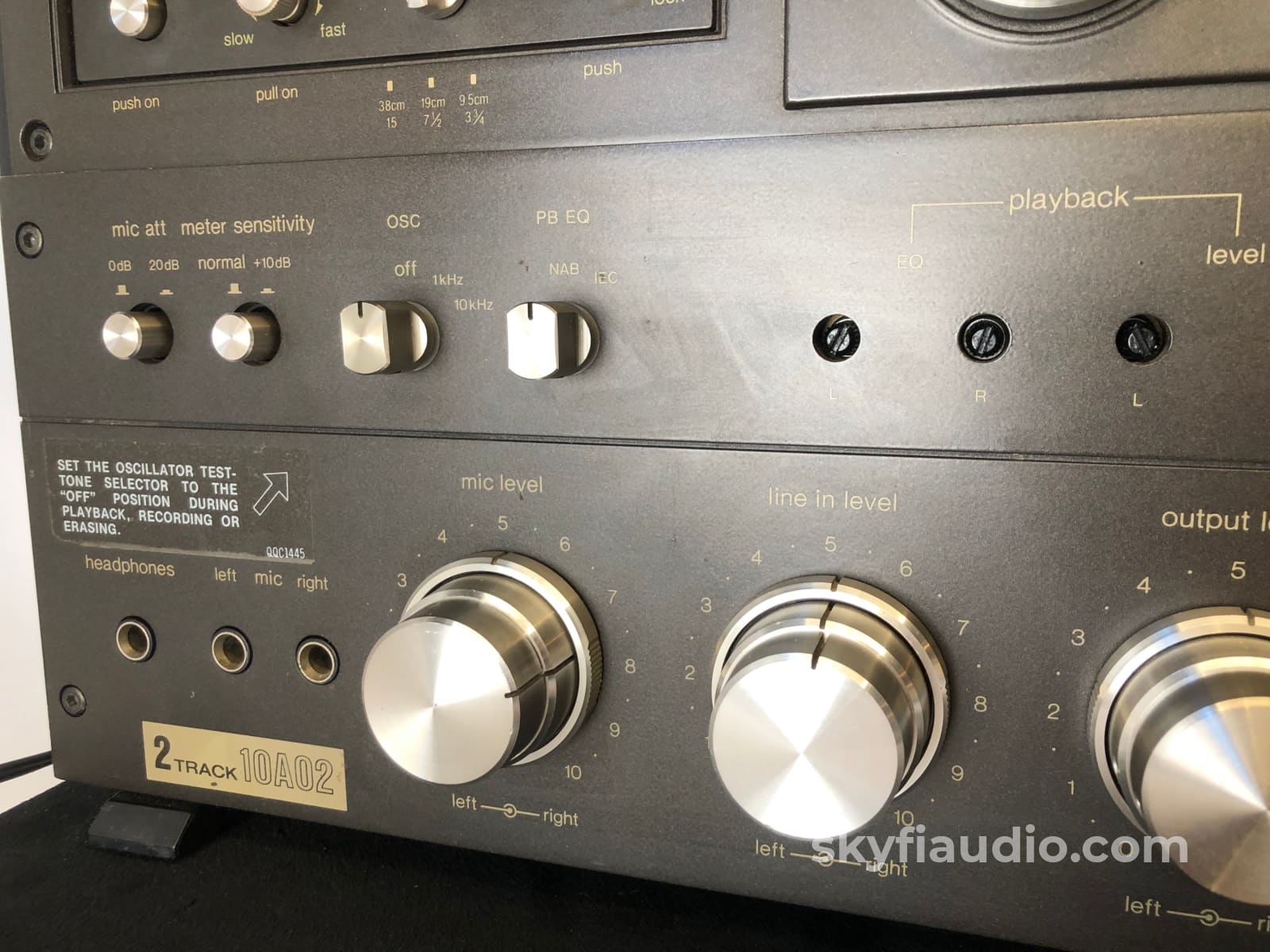 Technics Rs-10A02 Reel To - R&B Series Recording & Broadcast Super Rare Tape Deck