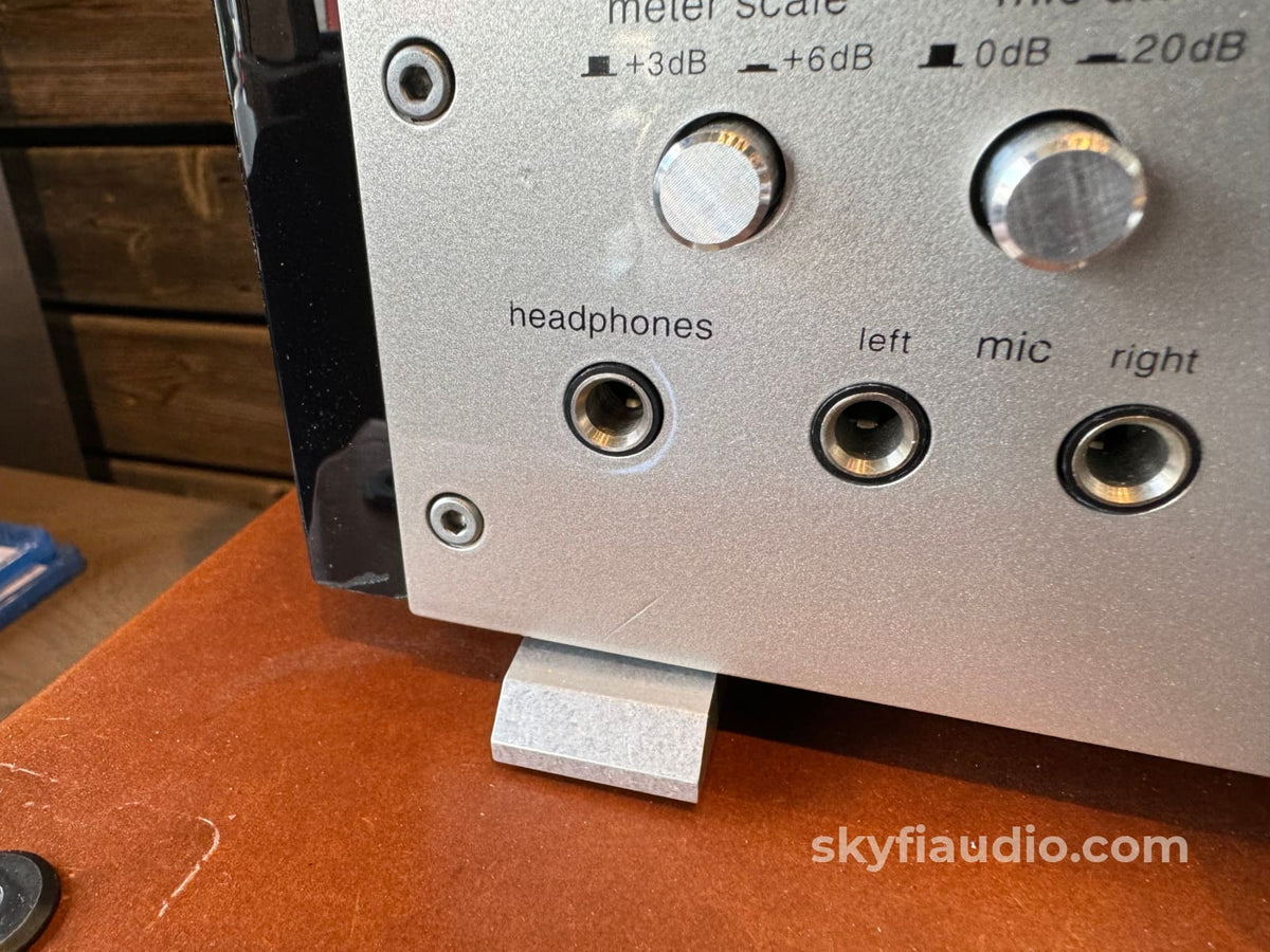 Technics Rs1500 Custom Build Reel To Reel. To Match Modern Tape Deck