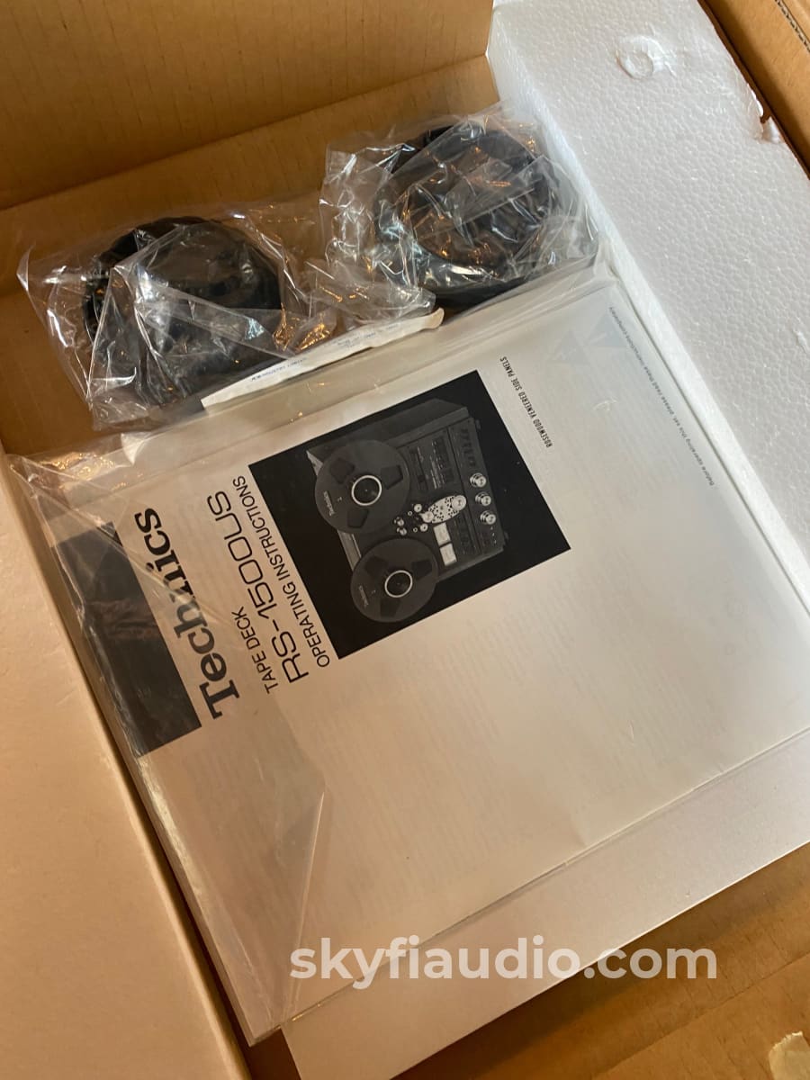 Technics Rs-1500 Nos (New Old Stock) Reel To - Tested And Perfect Tape Deck