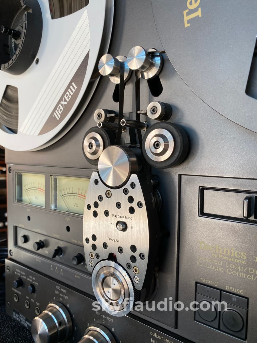TECHNICS RS-1500 REEL TO REEL DECK - CUSTOM WOOD WITH RARE ORIGINAL RE
