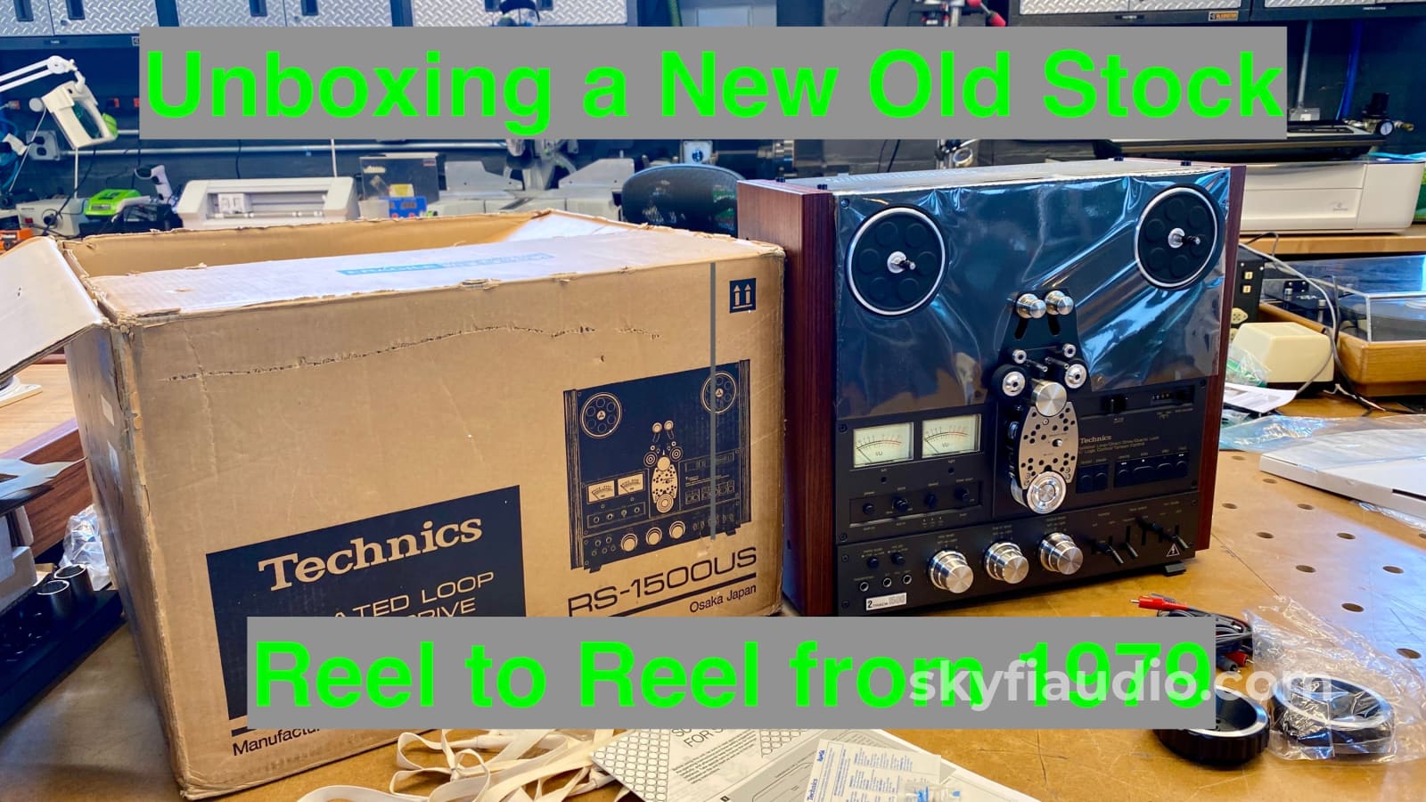Technics Rs-1500 Reel To - New Old Stock Never Used Rare Tape Deck