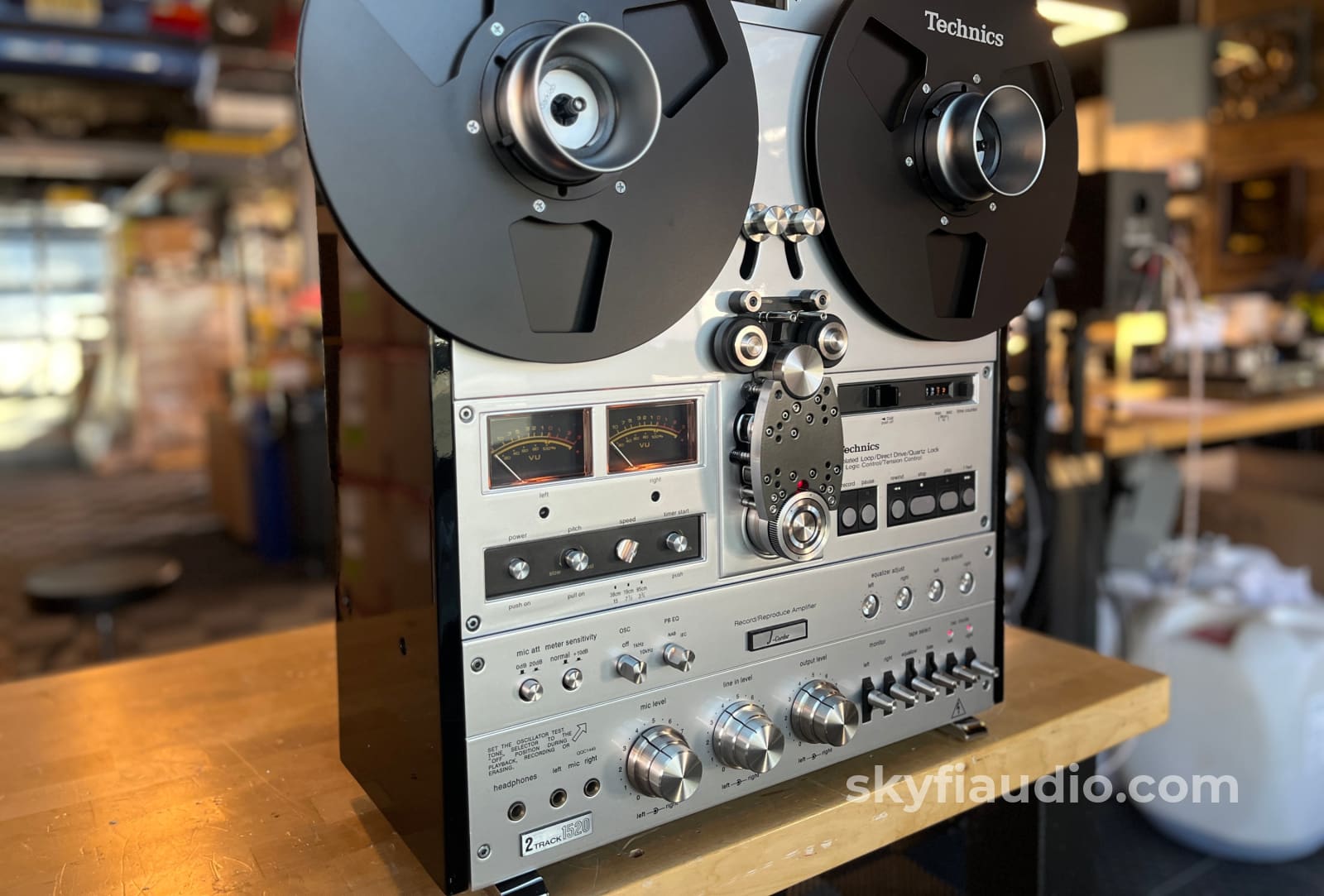 Technics RS-1520 Reel to Reel - Custom Silver - Fully Restored - Ready