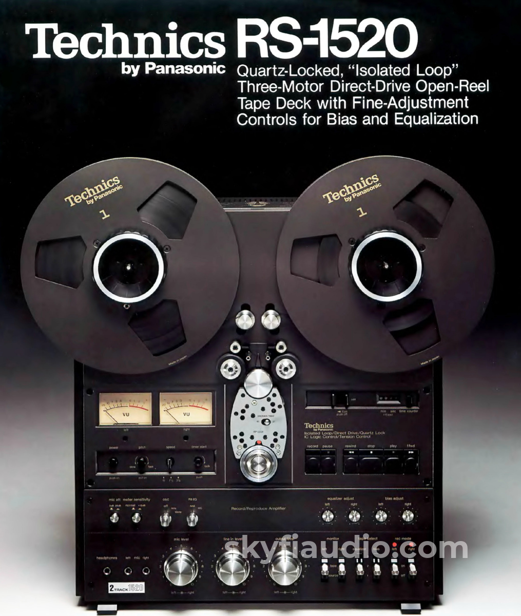 Technics Rs-1520 Reel To Fully Restored - Mcintosh Tribute With Upgrades Pre-Order Now Tape Deck