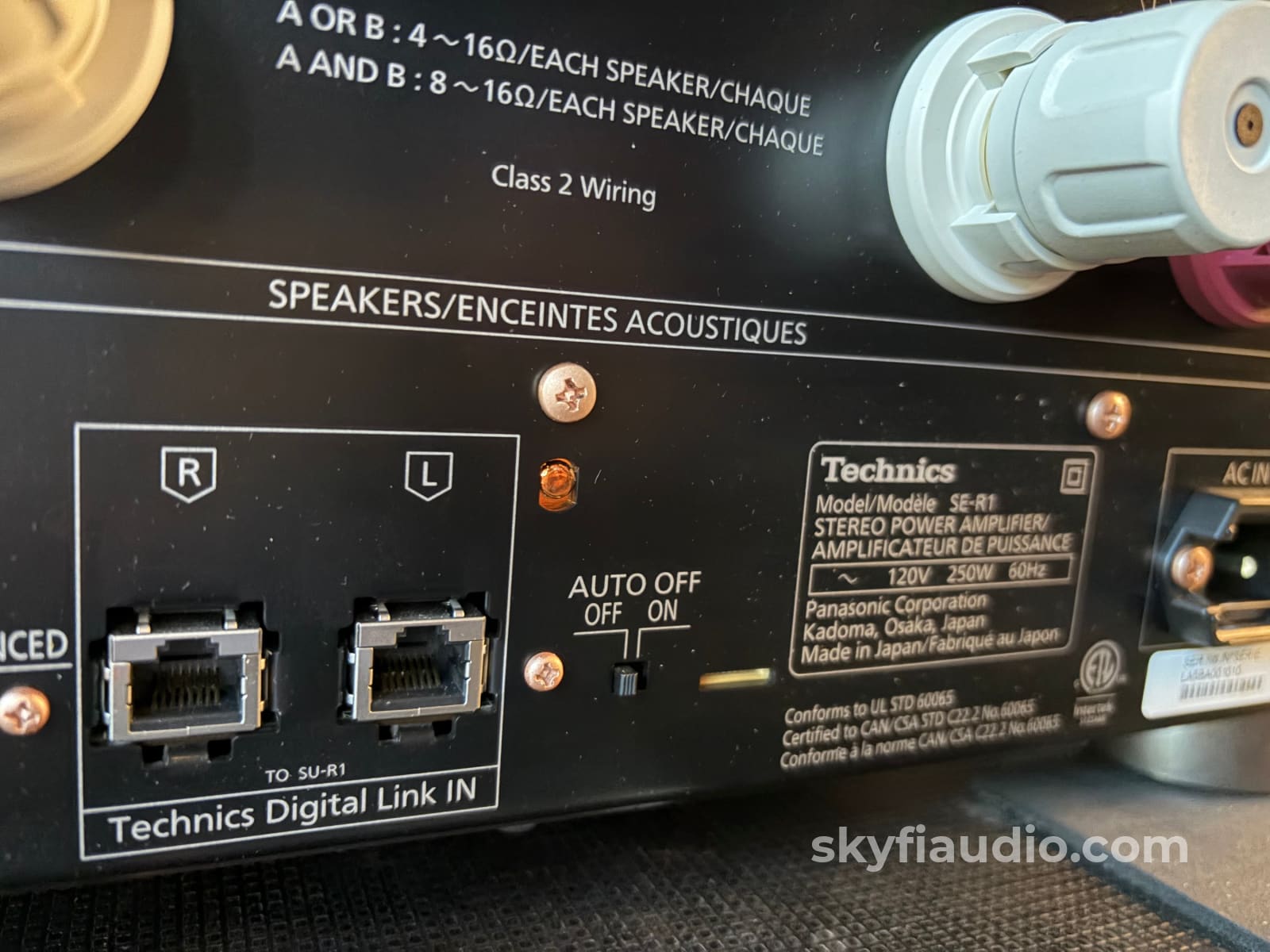 Technics SE-R1 Amplifier - Holy Grail Technics Amplifier