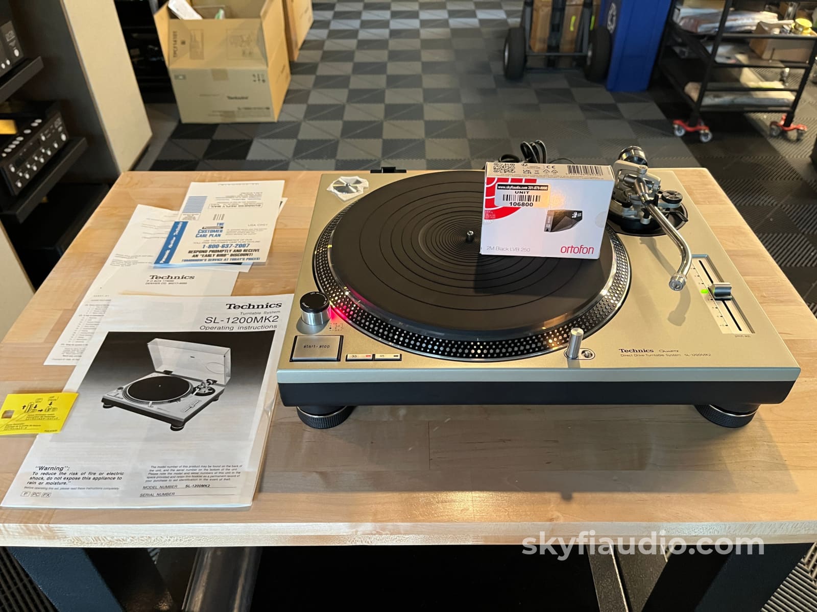 Technics SL 1200MK2 Turntable New Old Stock Turntable