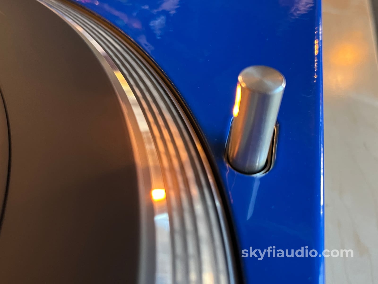 Technics SL-1200MK2 Vintage Turntable - Beautiful Blue Top Turntable