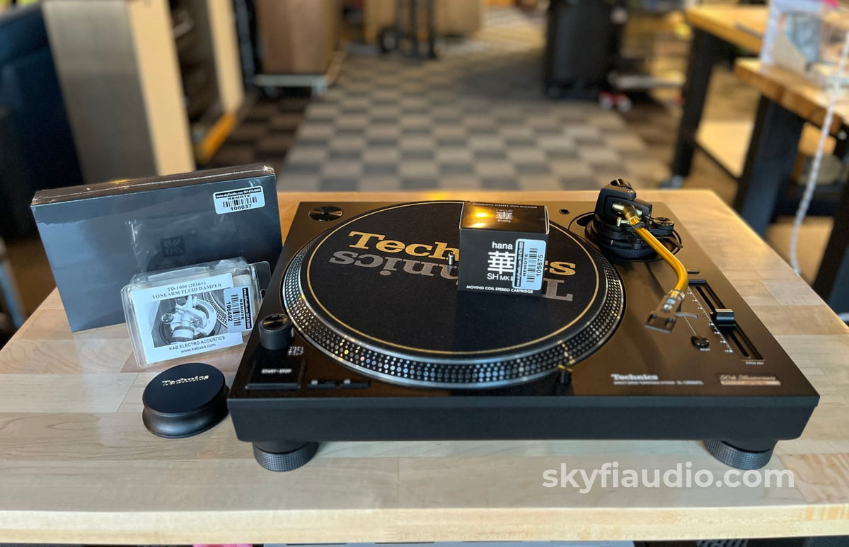 Technics SL-1200Mk7 50th Anniversary Limited Edition - W/ New Hana MH