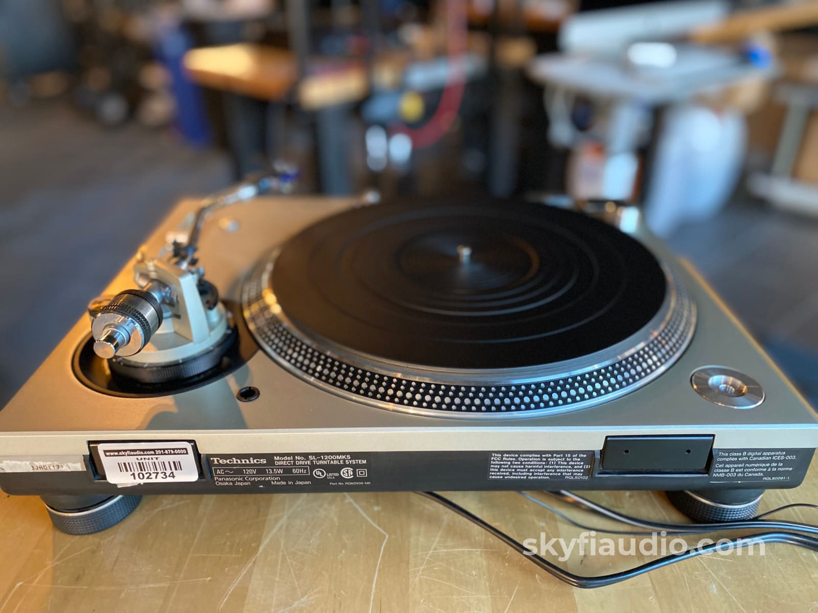 Technics Sl-1200Mkv With New Calibrated Sumiko Songbird Cartridge Turntable