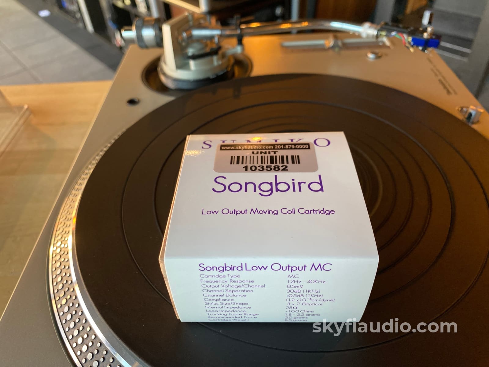 Technics SL-1200MKV with New Calibrated Sumiko Songbird Cartridge