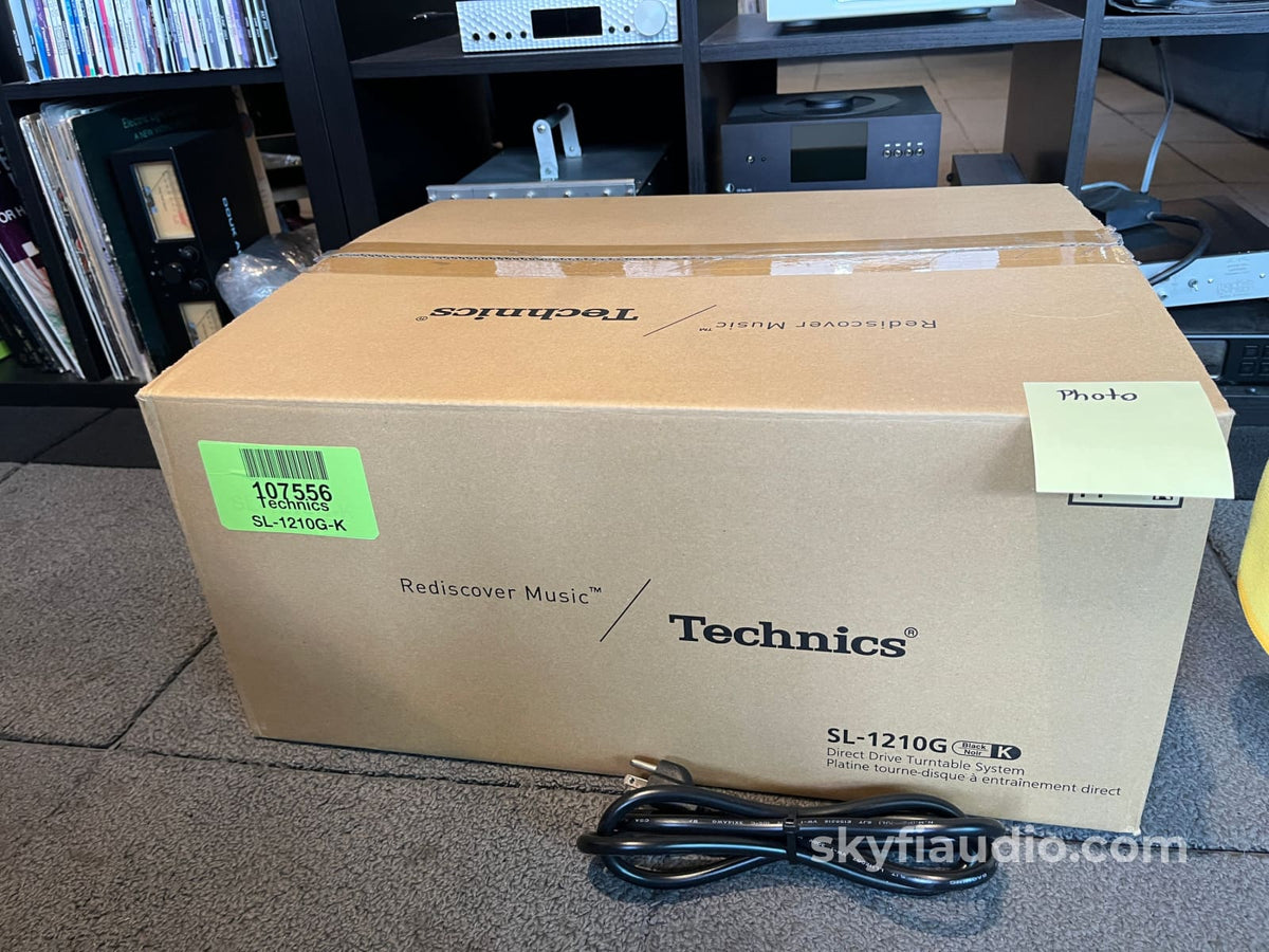 Technics SL-1210G Turntable - W/ New Hana Umami Blue MC Cartridge - Pre-Loved - Turntable