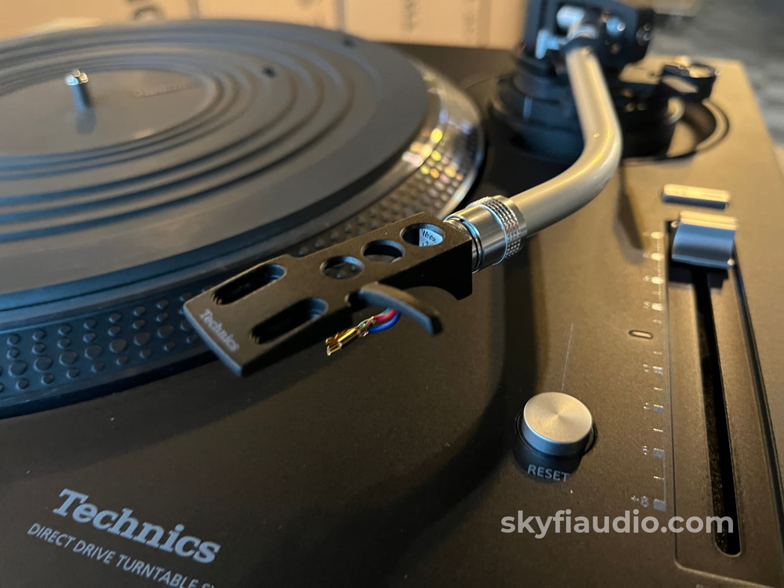 Technics SL-1210GR-K Turntable paired w/ New SH MkII Cartridge Turntable