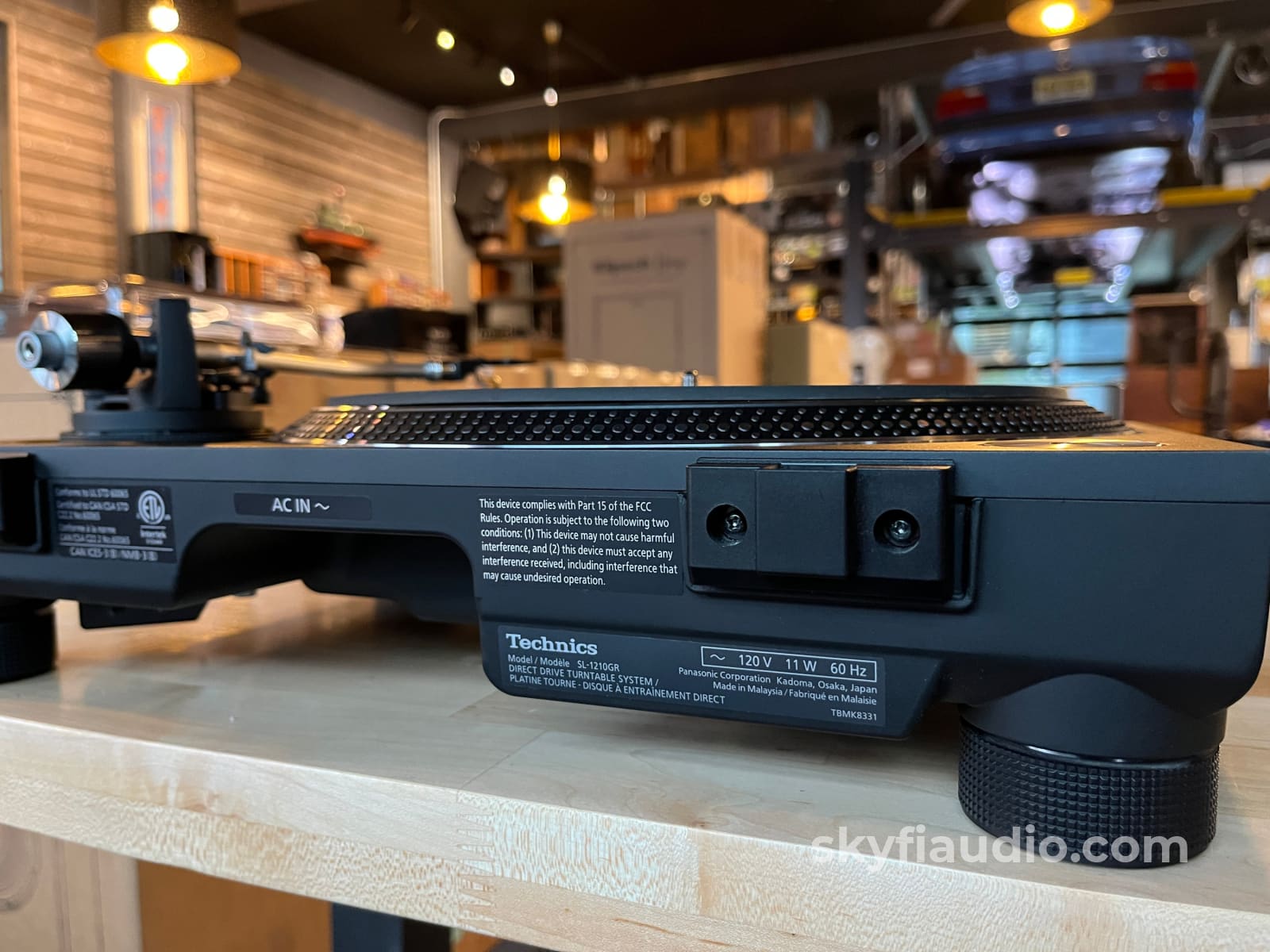 Technics SL-1210GR-K Turntable paired w/ New SH MkII Cartridge Turntable