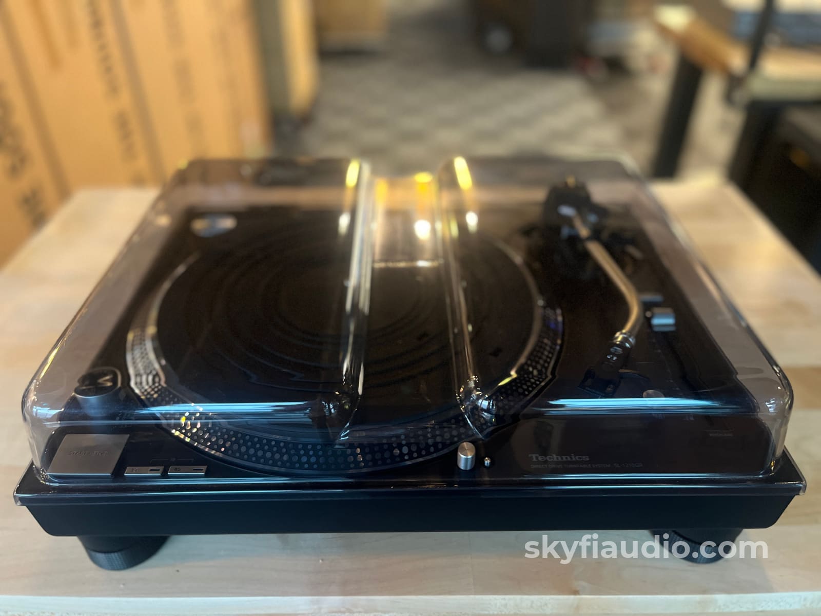 Technics SL-1210GR-K Turntable paired w/ New SH MkII Cartridge Turntable