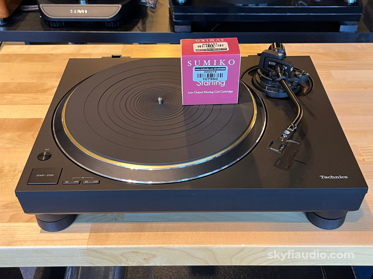 Technics SL-1300G Turntable Pre-Loved W/ New Sumiko Starling Cartridge + Kimber TAC-CU Cable - Turntable