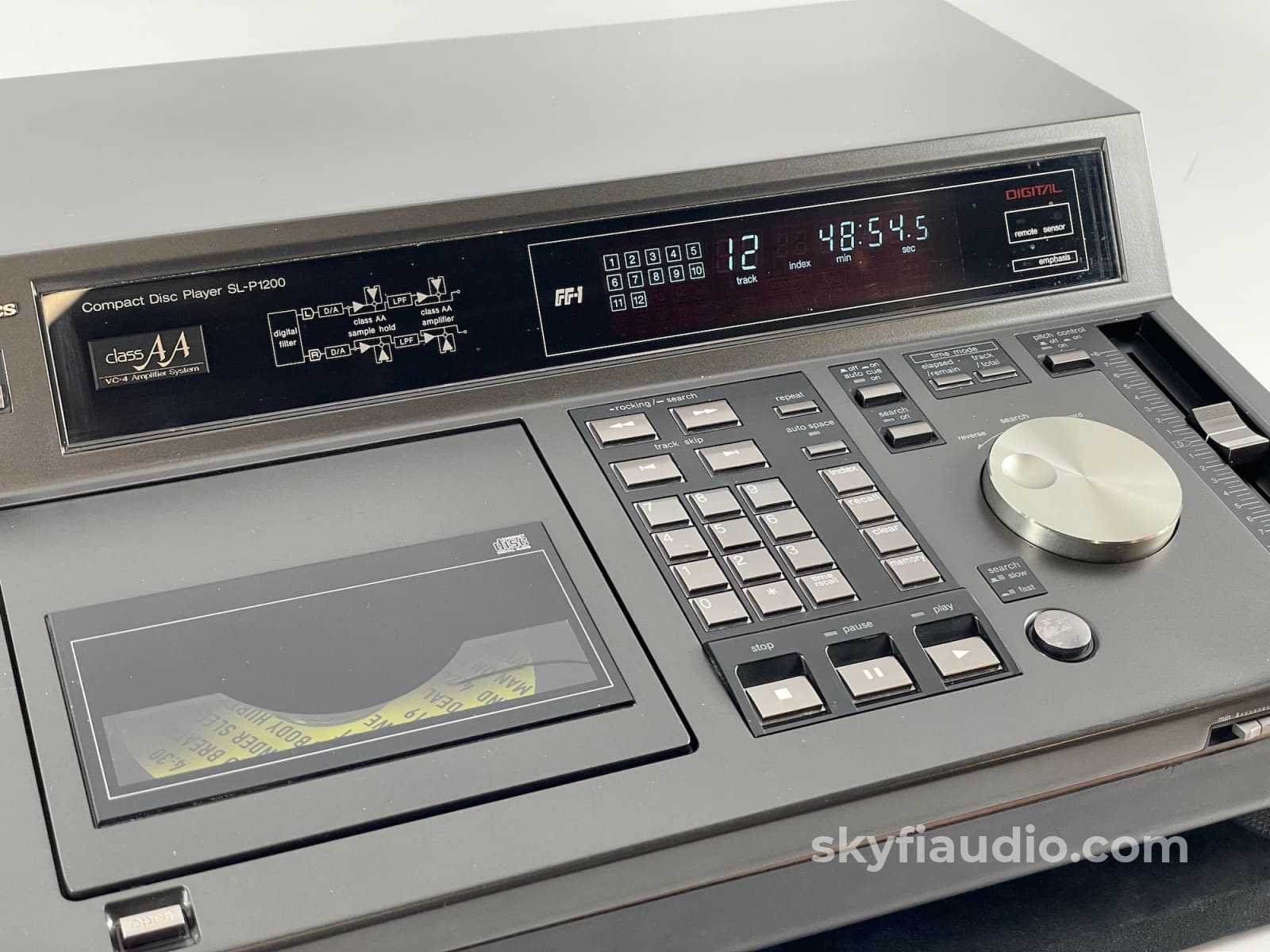 Technics Sl-P1200 Super Rare Broadcast Cd Player Fully Working! + Digital